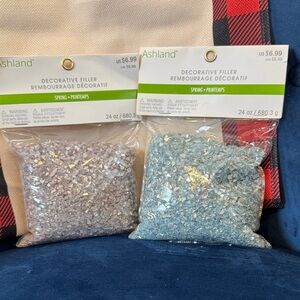 Ashland Spring Decorative Filler Set in Silver and Blue